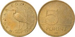 World Coins - Coin, Hungary, 5 Forint, 2007, Budapest, , Nickel-brass, KM:694