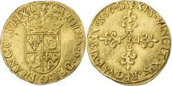 World Coins - France, Charles IX, Ecu d'or au soleil du Dauphiné, 1566, Grenoble, Gold