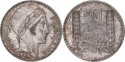 World Coins - Coin, France, Turin, 20 Francs, 1937, Paris, , Silver, KM:879
