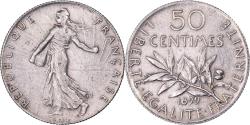 World Coins - France, 50 Centimes, Semeuse, 1899, Paris, Silver, , Gadoury:420