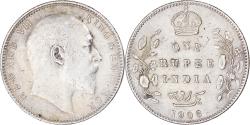 World Coins - Coin, INDIA-BRITISH, Edward VII, Rupee, 1906, , Silver, KM:508
