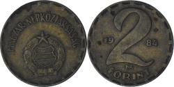 World Coins - Hungary, 2 Forint, 1984