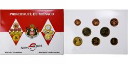 World Coins - Monaco, Set, 2001, Paris, , Bi-Metallic