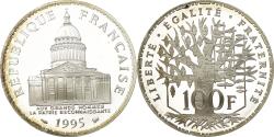 World Coins - Coin, France, Panthéon, 100 Francs, 1995, Paris, Proof, , Silver
