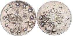 World Coins - Turkey, Abdul Hamid II, Kurush, 1903 (AH 1293/29), Qustantiniyah, Silver