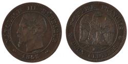 World Coins - Coin, France, Napoleon III, Napoléon III, 2 Centimes, 1853, Rouen,