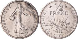 World Coins - Coin, France, Semeuse, 1/2 Franc, 1972, , Nickel, KM:P449