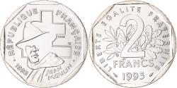 World Coins - Coin, France, Jean Moulin, 2 Francs, 1993, Monnaie de Paris, ESSAI,