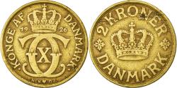 World Coins - Coin, Denmark, Christian X, 2 Kroner, 1926, Copenhagen,