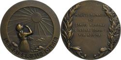 World Coins - France, Medal, Le Baiser au Soleil, Défense contre la Tuberculose, Faivre