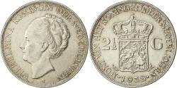World Coins - Coin, Netherlands, Wilhelmina I, 2-1/2 Gulden, 1938, , Silver, KM:165