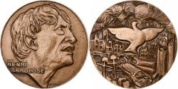 World Coins - France, Medal, Henri Barbusse, 1979, Bronze,