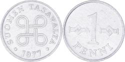World Coins - Coin, Finland, Penni, 1977