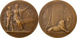 World Coins - France, Medal, French Third Republic, Politics, Society, War, Grandhomme