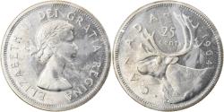 World Coins - Coin, Canada, Elizabeth II, 25 Cents, 1964, Royal Canadian Mint, Ottawa