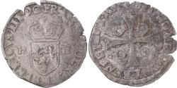 World Coins - Coin, France, Henri III, Douzain aux deux H, 1593, Toulouse, , Billon