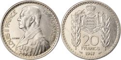 World Coins - Coin, Monaco, Louis II, 20 Francs, Vingt, 1947, , Copper-nickel