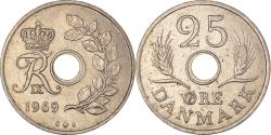World Coins - Coin, Denmark, 25 Öre, 1969