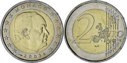 World Coins - Monaco, Rainier III, 2 Euro, 2003, Paris, , Bi-Metallic, Gadoury:MC179