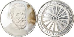 World Coins - France, Medal, Michelangelo, Arts & Culture, , Silver
