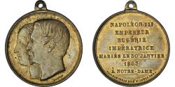World Coins - France, Token, Mariage de Napoléon III et Eugénie à Notre Dame, History