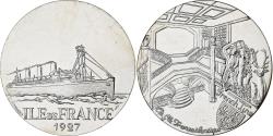 World Coins - France, Medal, Les Grands Transatlantiques, Ile de France, Copper-nickel