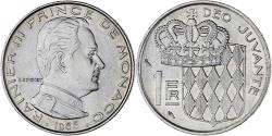 World Coins - Coin, Monaco, Rainier III, Franc, 1966, , Nickel, KM:140, Gadoury:MC 150