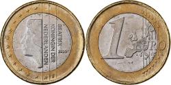 World Coins - Netherlands, 1 Euro, 2000, Utrecht, Bi-Metallic,