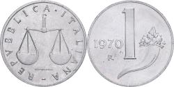 World Coins - Italy, Lira, 1970, Rome, Aluminum, , KM:91