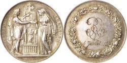 World Coins - France, Medal, Médaille de mariage, Religions & beliefs, 1902, , Silver