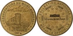 World Coins - France, Tourist token, Observatoire du Mont-Aigoual, 2003, MDP, Nordic gold