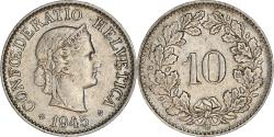 World Coins - Coin, Switzerland, 10 Rappen, 1945, Bern, , Copper-nickel, KM:27