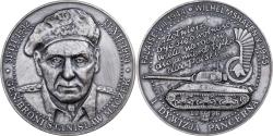 World Coins - Poland, Medal, Stanisław Maczek, 1st Armoured Division, 1996, Steel, Kotyłło