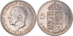 World Coins - Coin, Sweden, Gustaf VI, 5 Kronor, 1972, , Copper-Nickel Clad Nickel