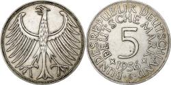 World Coins - GERMANY - FEDERAL REPUBLIC, 5 Mark, 1956, Stuttgart, Silver, , KM:112.1
