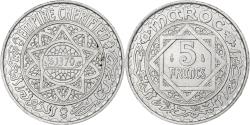 World Coins - Morocco, Mohammed V, 5 Francs, AH 1370/1951, Paris, Aluminum, , KM:48