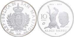 World Coins - San Marino, 10 Euro, Aligi Sassu, 2012, Proof, , Silver, KM:523