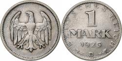 World Coins - GERMANY, WEIMAR REPUBLIC, Mark, 1925, Munich, Silver, , KM:42