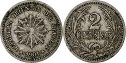 World Coins - Uruguay, 2 Centesimos, 1901, Uruguay Mint, Copper-nickel, , KM:20