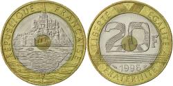 World Coins - Coin, France, Mont Saint Michel, 20 Francs, 1996, Paris,