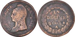World Coins - Coin, France, Dupré, Decime, AN 5, Paris, , Bronze, KM:636.1