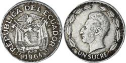 World Coins - Coin, Ecuador, Sucre, Un, 1964