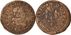 World Coins - Coin, France, Louis XIII, Double Tournois, 1635, Stenay, , Copper