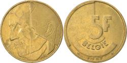 World Coins - Coin, Belgium, 5 Francs, 5 Frank, 1987, Brussels, , Brass Or