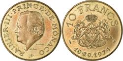 World Coins - Coin, Monaco, Rainier III, 10 Francs, 1974, ESSAI, , Aluminum-Bronze