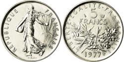 World Coins - Coin, France, Semeuse, 5 Francs, 1977, Paris, , Nickel Clad