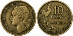 World Coins - France, 10 Francs, Guiraud, 1953, Paris, Aluminum-Bronze, , KM:915.1