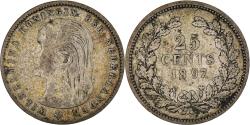 World Coins - Coin, Netherlands, Wilhelmina I, 25 Cents, 1897, , Silver, KM:115