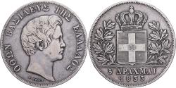 World Coins - Greece, Othon, 5 Drachmai, 1833, Munich, Silver, , KM:20