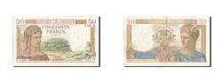 World Coins - Banknote, France, 50 Francs, 50 F 1934-1940 ''Cérès'', 1935, 1935-01-17